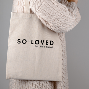 Personalized So Loved Tote Bag