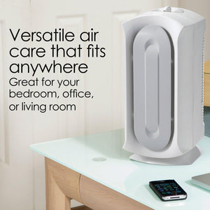 TrueAir® Compact Air Purifier with HEPA Filter, White
