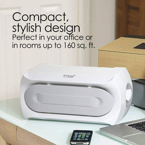 TrueAir® Compact Air Purifier with HEPA Filter, White