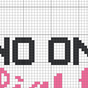 No One Fights Alone PDF Cross Stitch Pattern