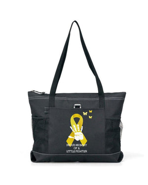 Personalized Pediatric Cancer, Little Fighter Tote Bag