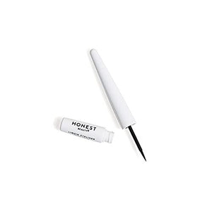 Honest Beauty Liquid Eyeliner Vegan Smudge Flake Transfer Proof Carbon Free Silicone Free Cruelty Free Ophthalmologist Tested 0.058 fl. oz, Black