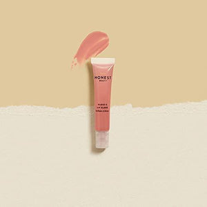 Honest Beauty Gloss-C Lip Gloss, Vegan Sheer + Buildable, Rose Opal, 0.33 Fl Oz