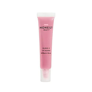 Honest Beauty Gloss-C Lip Gloss, Vegan Sheer + Buildable, Rose Opal, 0.33 Fl Oz