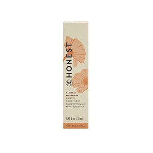 Honest Beauty Gloss-C Lip Gloss, Vegan Sheer + Buildable, Rose Opal, 0.33 Fl Oz