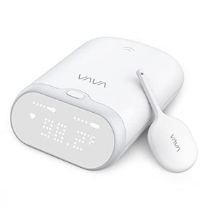 VAVA Smart Baby Thermometer for Kids & Adults, Real-Time Continuous Monitoring Thermometer with Fever Alarm, 24H Battery Life, Wearable Armpit Fever Monitor