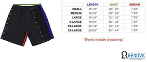 Post Surgery Tearaway Shorts - Men's - Women's - Unisex Sizing Black Large