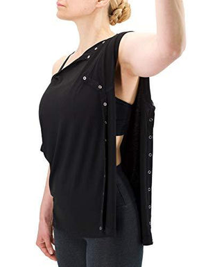 Post Shoulder Surgery Shirt - Men's - Women's - Unisex Sizing Black