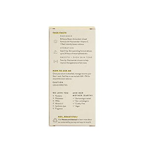 Honest Beauty Everyday Radiance +C Moisturizer with Vitamin B3 + Vitamin C + Pearl | EWG Certified + Non-comedogenic & Vegan + Cruelty free | 1.7 fl. oz.