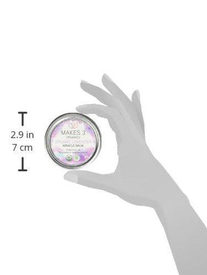 Makes 3 Organics Organic Miracle Body Balm, Lavender, 2 Fluid Ounce