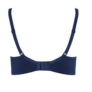 Royce Lingerie Women's Caress Maisie Bilateral Pocketed Mastectomy Bra, Navy, 36C