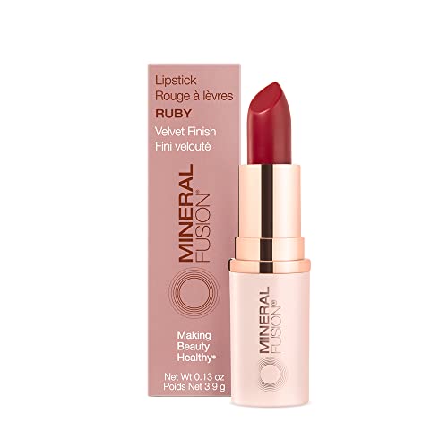 Mineral Fusion Lipstick, Ruby, .14 Ounce
