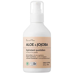 Earnest Mom - Aloe & Jojoba Lotion (6 Oz) | For Delicate Skin & Rash Protection | Antioxidant Rich Vitamin & Mineral Hydrating Blend | Fast Absorbing with Coconut & Lavender Essential Oils