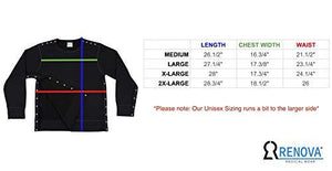 RENOVA MEDICAL WEAR Post Shoulder Surgery Sweatshirt - Men's - Women's - Unisex Sizing Black