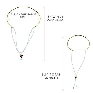 Lucky Feather Reminder 14k Gold Dipped Adjustable Wire Cuff Mantra Bracelet (You are Beautiful) with Gold Star Charm, Ideal Quarantine Gift