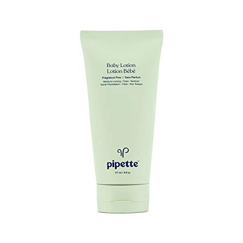 Pipette Baby Lotion with Renewable Plant-Derived Squalane (Fragrance-Free, 6-Fluid-Ounce)