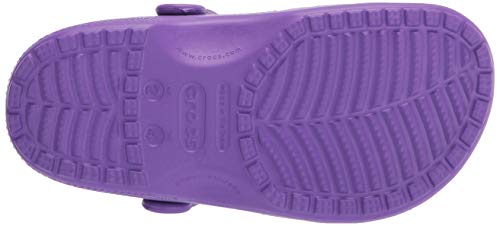 Crocs Unisex Classic Clog | Water Comfortable Slip On Shoes, Neon Purple, 9 US Women