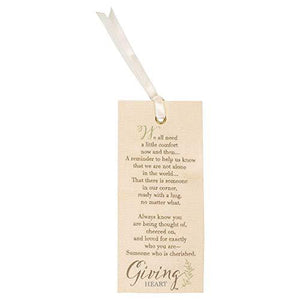 DEMDACO Cream Heart Shaped 10 x 11 inch Plush Polyester Decorative Throw Giving Pillow