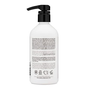 Clean Kids Naturally Tropical Orange Burst Shampoo, All-Natural, Gluten-free, Vegan, and Cruelty-free, Paraben and Coconut-Free, 16 oz