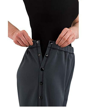 Post Surgery Tearaway Shorts - Men's - Women's - Unisex Sizing Black Large