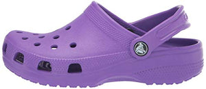 Crocs Unisex Classic Clog, Neon Purple, 9 US Women