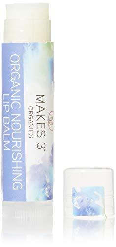 Makes 3 Organics Nourishing Lip Balm, Unscented, 0.15 Ounce