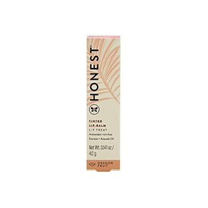 Honest Beauty Tinted Lip Balm, Dragon Fruit (Packaging May Vary), 0.141 Oz