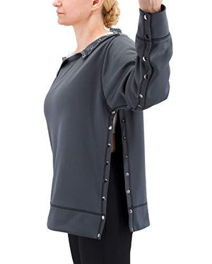 RENOVA MEDICAL WEAR Post Shoulder Surgery Sweatshirt - Men's - Women's - Unisex Sizing Black