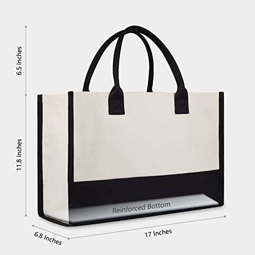 TOPDesign Canvas Tote for Women