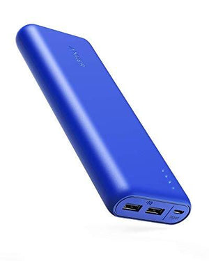 Anker PowerCore 20100mAh Portable Charger - Ultra High Cell Capacity Power Bank with 4.8A Output and PowerIQ Technology, External Battery Pack for iPhone, iPad & Samsung Galaxy & More Blue