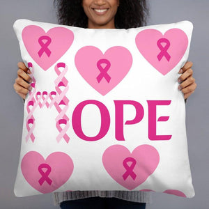 Breast Cancer Throw Pillow