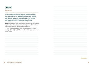 A Year of Self-Care Journal: 52 Weeks to Cultivate Positivity & Joy (A Year of Reflections Journal)