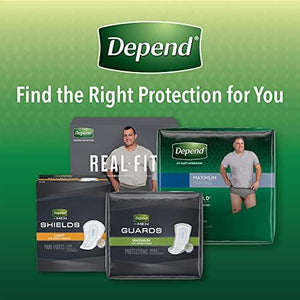 Depend Fit-Flex Adult Incontinence Underwear Men, Maximum Absorbency, Small/Medium, Grey, 80 Count