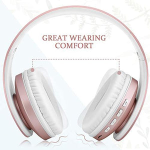 Bluetooth Wireless Headphones - Rose Gold