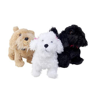 Meva Kids Walking and Barking Puppy Dog Toy Pet with Remote Control Leash (Brown)