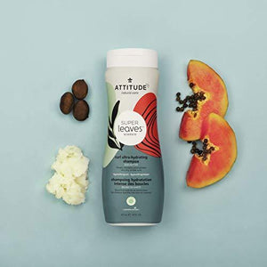 ATTITUDE Hair Shampoo, EWG Verified, Plant- and Mineral-Based Ingredients, Vegan and Cruelty-free Beauty and Personal Care Products, Coily and Curly, Orange Blossom, 16 Fl Oz