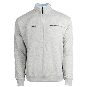 Easy Port Access Chemo Pullover in French Tarry - Best Gift for Cancer Patients (XL, Grey)