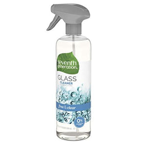 Seventh Generation Glass Cleaner, Free & Clear, 23 Fluid Oz
