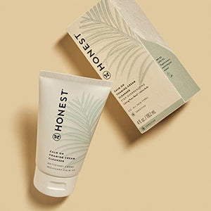 Honest Beauty Calm On Foaming Cream Cleanser | with Hyaluronic Acid + Phytosterols & Phospholipids + Amino Acids | 4 Fl Oz