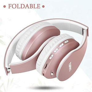 Bluetooth Wireless Headphones - Rose Gold
