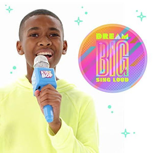 Kidz Bop Kids Karaoke Microphone, Hit Music Brand for Kids, Gift for Girls and Boys 3, 4, 5, 6, 7+, Years Old