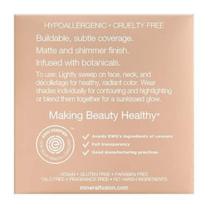 Mineral Fusion Bronzer Duo Luster, 0.29 Oz