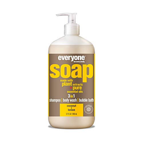 Everyone 3-in-1 Soap, Coconut and Lemon, 32 Fl Oz (Pack of 1)