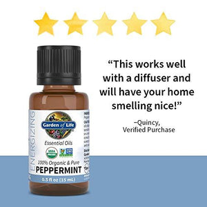 Garden of Life Essential Oil, Peppermint 0.5 fl oz (15 mL)