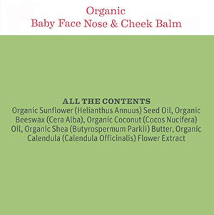Organic Baby Face Nose & Cheek Balm by Earth Mama 2-Fluid Oz