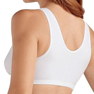 Amoena Frances Front-closure Leisure, White, L A B 40 42 US