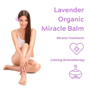 Makes 3 Organics Organic Miracle Body Balm, Lavender, 2 Fluid Ounce
