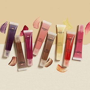 Honest Beauty Gloss-C Lip Gloss, Vegan Sheer + Buildable, Rose Opal, 0.33 Fl Oz