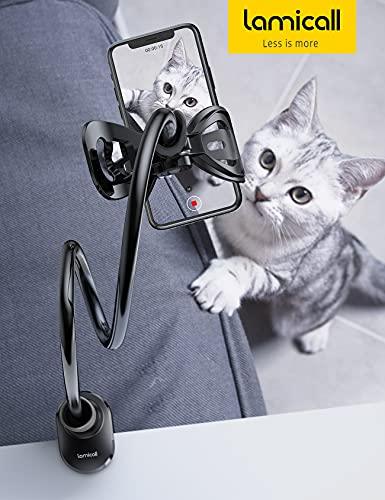 Lamicall Iphone Gooseneck Holder Phone Holder Bed Gooseneck Mount