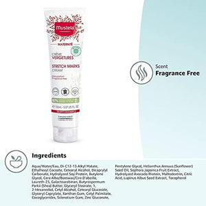 Mustela Maternity Stretch Marks Cream for Pregnancy - with Natural Avocado, Maracuja & Shea Butter - Fragrance-Free & EWG Verified - 5.07 fl. Oz